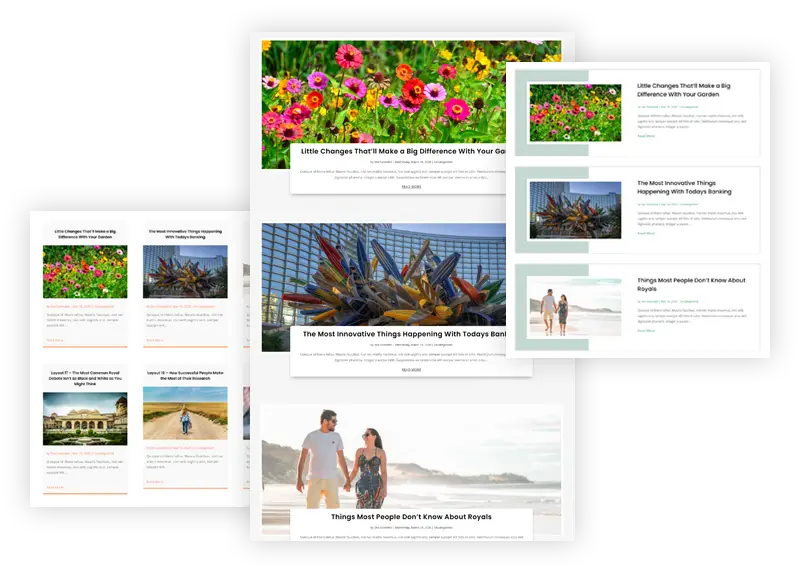 Divi Blog Layouts