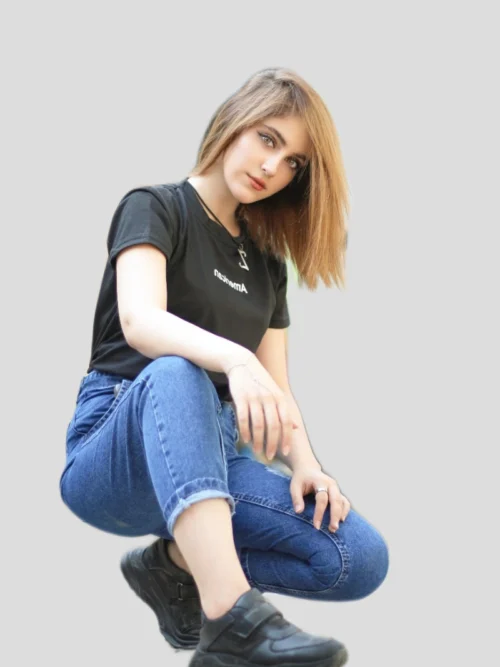 Women Skinny Jeans - M, Black