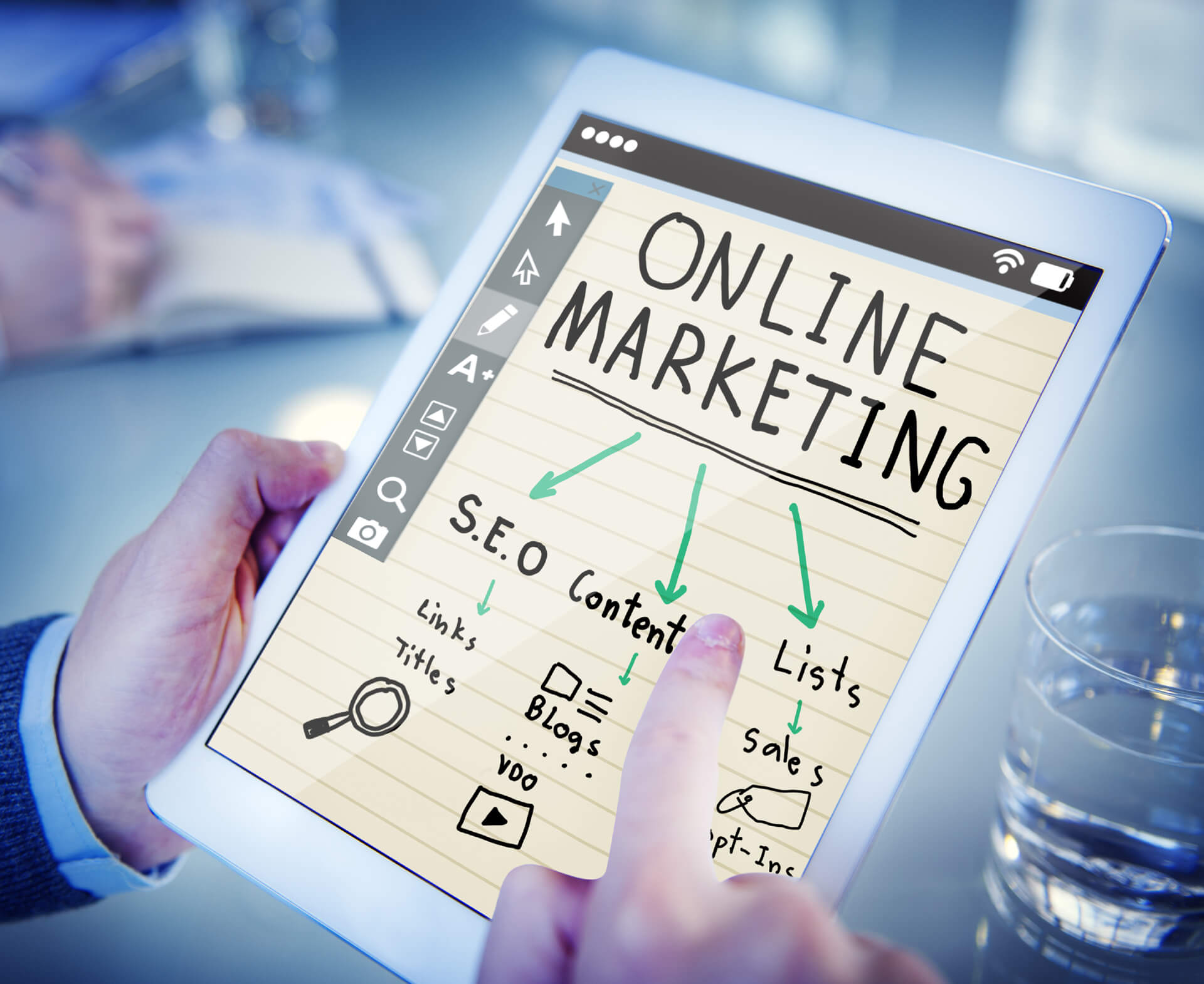 What makes the landing page a great marketing tool?