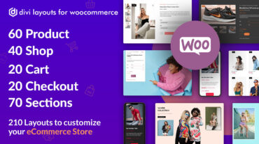 Divi layouts for WooCommerce