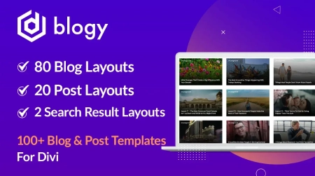 Blogy – Divi Blog Layout Pack